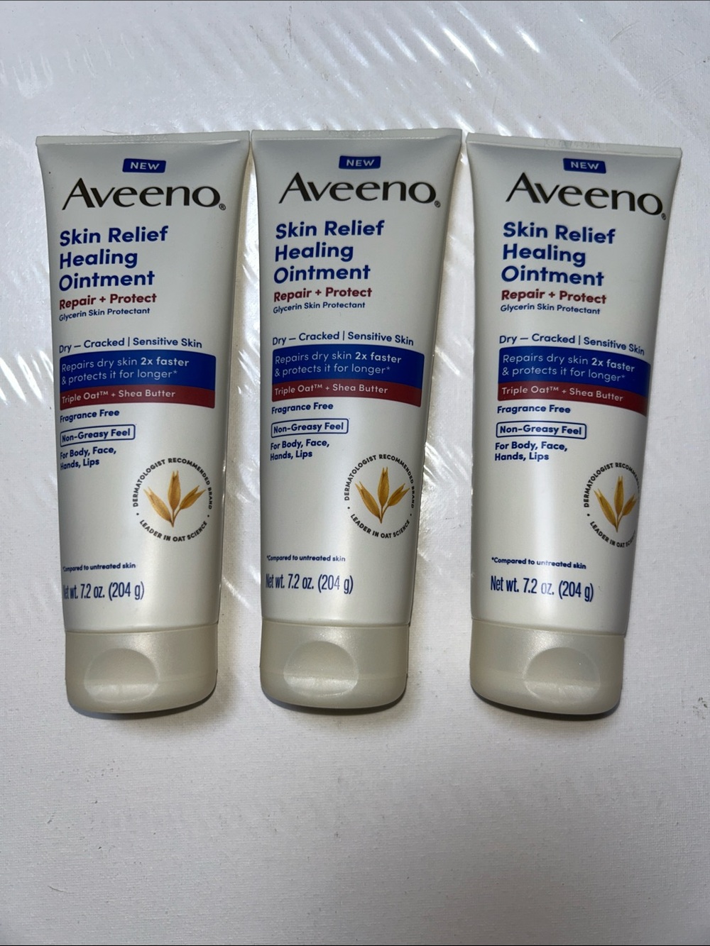 3x Aveeno Skin Relief Healing Ointment